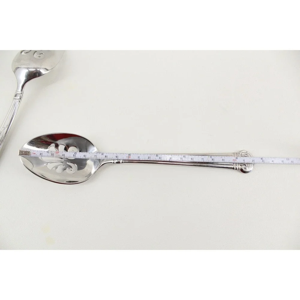 Set‎ of 2 - Reed & Barton Winterthur Swirl Slotted Serving Spoon